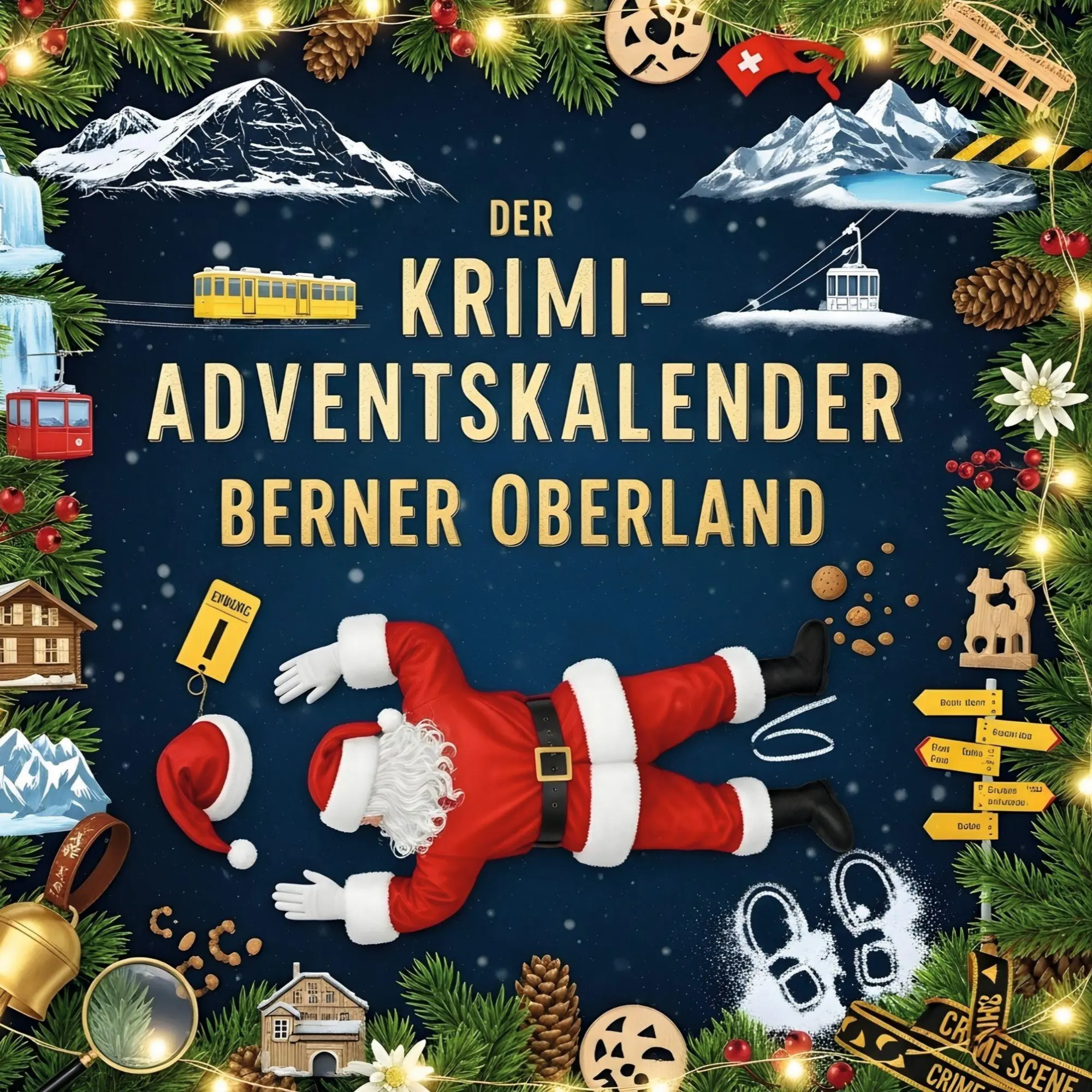 Cover: 9783695306787 | Der Krimi-Adventskalender Berner Oberland | Felix Vogel | Taschenbuch