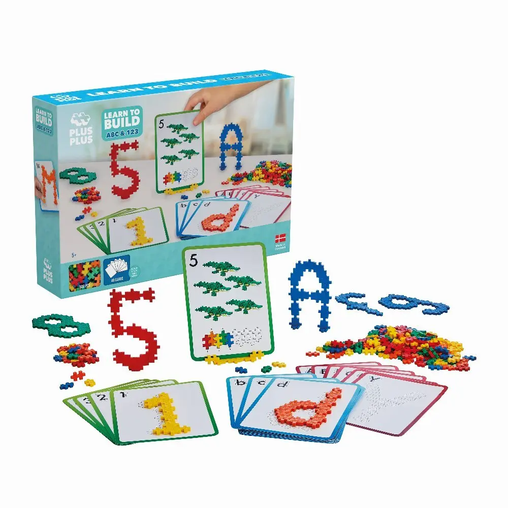Bild: 5710409106887 | PLUS PLUS - 600 Kreativ Bausteine ABC &amp; 123 | 9603909 | 2022