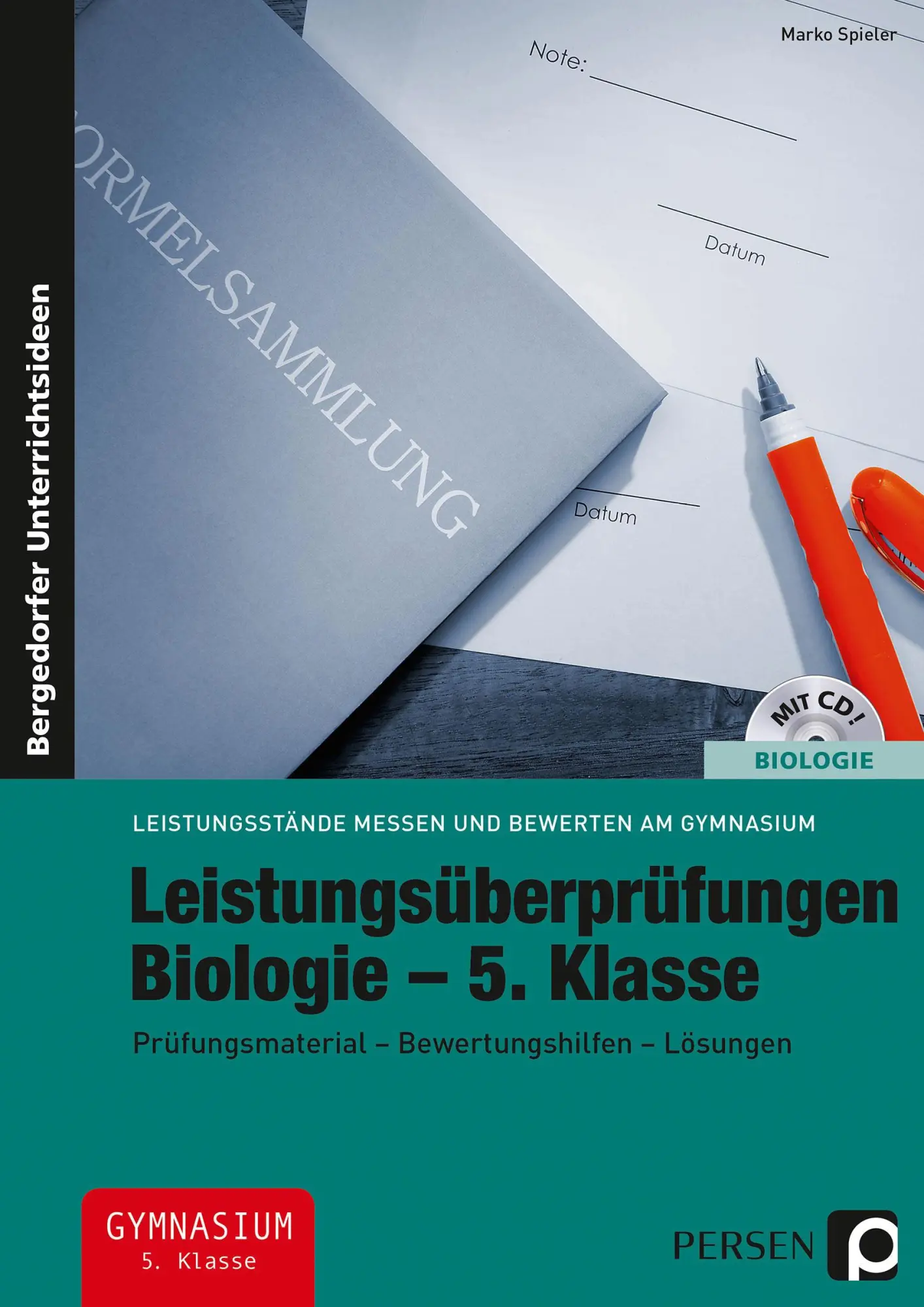Cover: 9783403236887 | Leistungsüberprüfungen Biologie - 5. Klasse | Marko Spieler | 58 S.