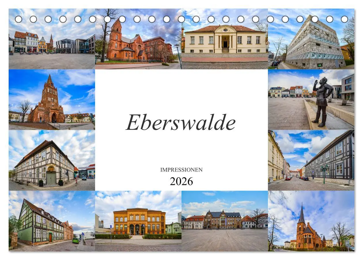 Cover: 9783457796887 | Eberswalde Impressionen (Tischkalender 2026 DIN A5 quer), CALVENDO...