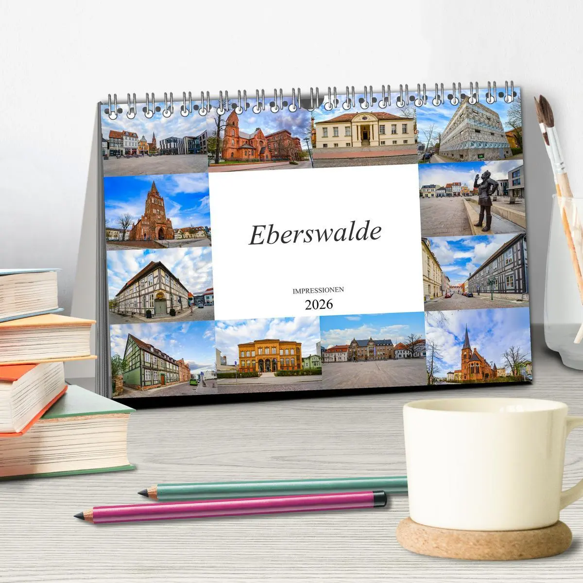 Bild: 9783457796887 | Eberswalde Impressionen (Tischkalender 2026 DIN A5 quer), CALVENDO...