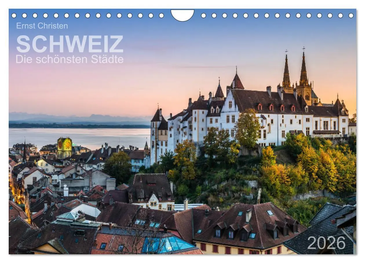 Cover: 9783457936887 | Schweiz - Die schönsten Städte (Wandkalender 2026 DIN A4 quer),...