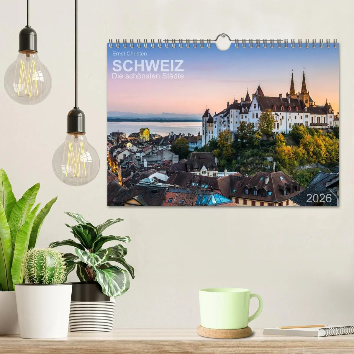 Bild: 9783457936887 | Schweiz - Die schönsten Städte (Wandkalender 2026 DIN A4 quer),...