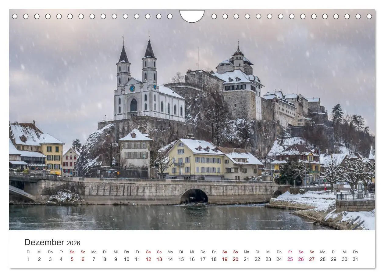 Bild: 9783457936887 | Schweiz - Die schönsten Städte (Wandkalender 2026 DIN A4 quer),...
