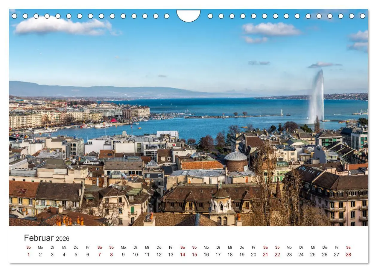 Bild: 9783457936887 | Schweiz - Die schönsten Städte (Wandkalender 2026 DIN A4 quer),...
