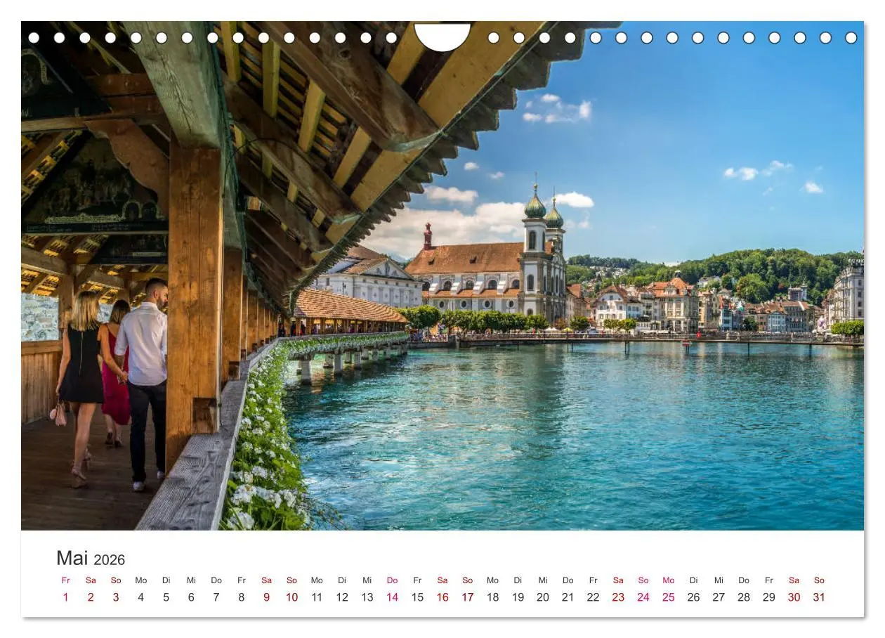 Bild: 9783457936887 | Schweiz - Die schönsten Städte (Wandkalender 2026 DIN A4 quer),...