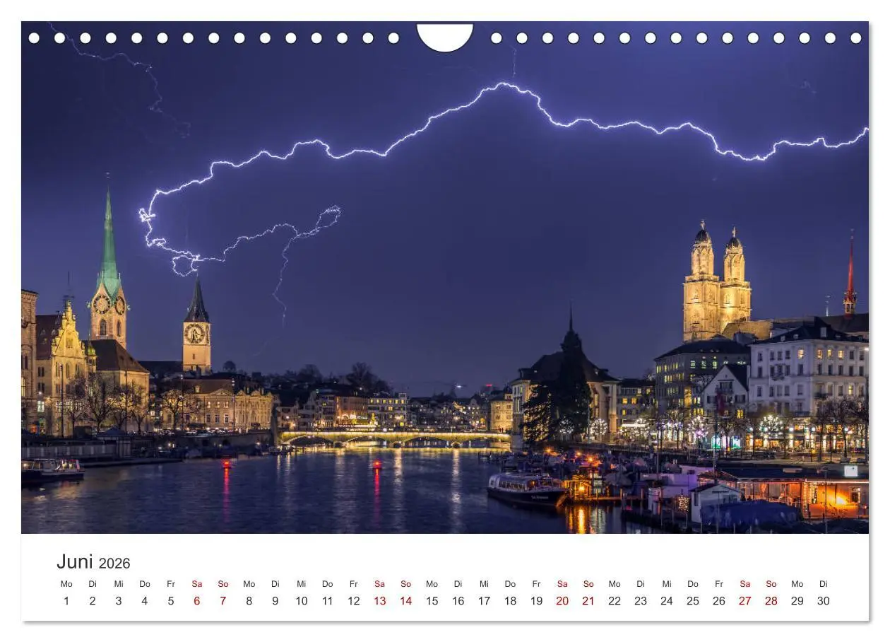 Bild: 9783457936887 | Schweiz - Die schönsten Städte (Wandkalender 2026 DIN A4 quer),...