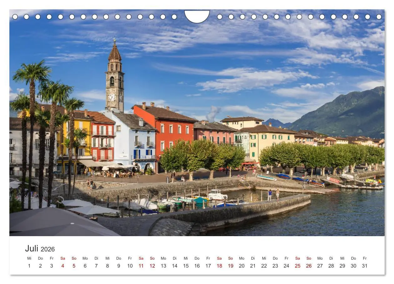 Bild: 9783457936887 | Schweiz - Die schönsten Städte (Wandkalender 2026 DIN A4 quer),...