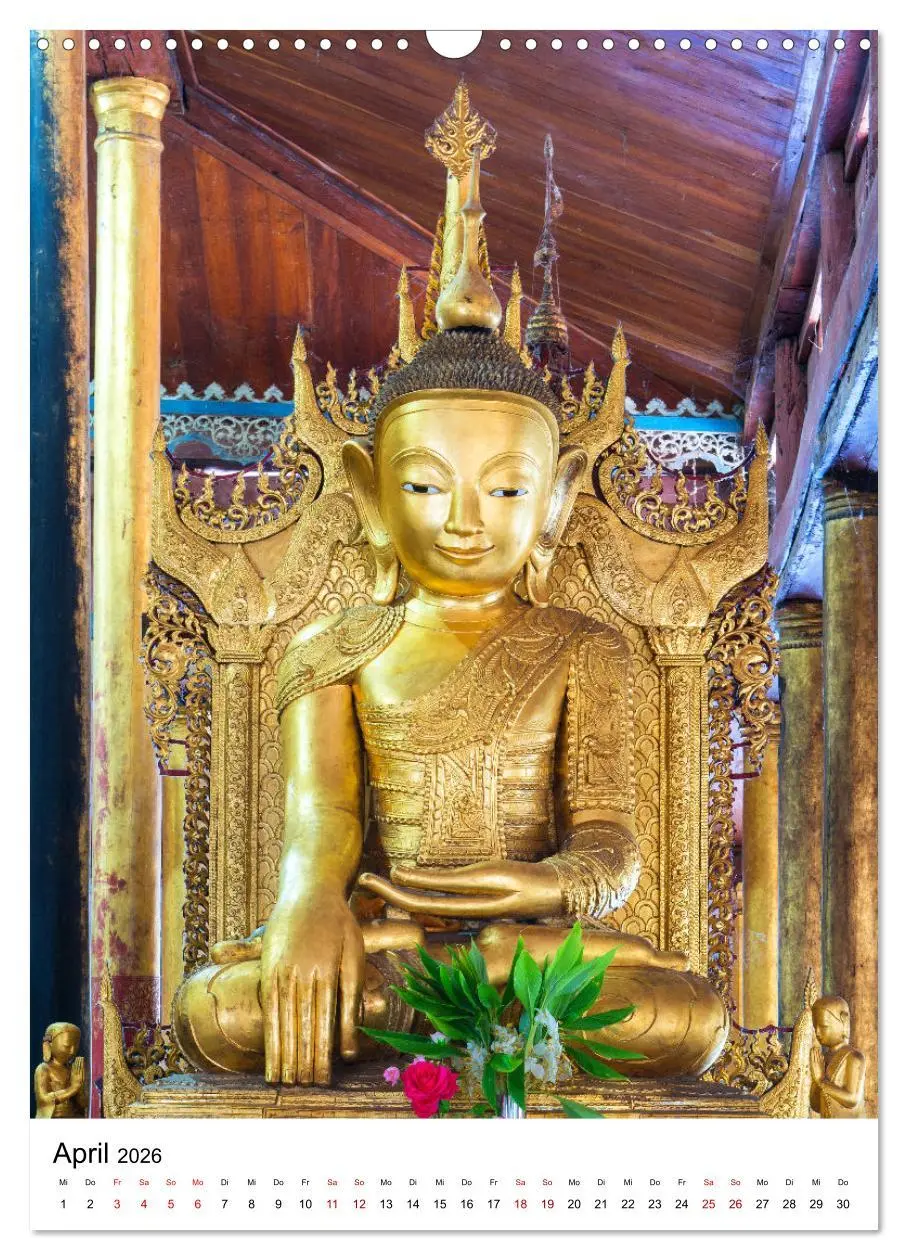 Bild: 9783516336887 | Buddhas im Glück (Wandkalender 2026 DIN A3 hoch), CALVENDO...