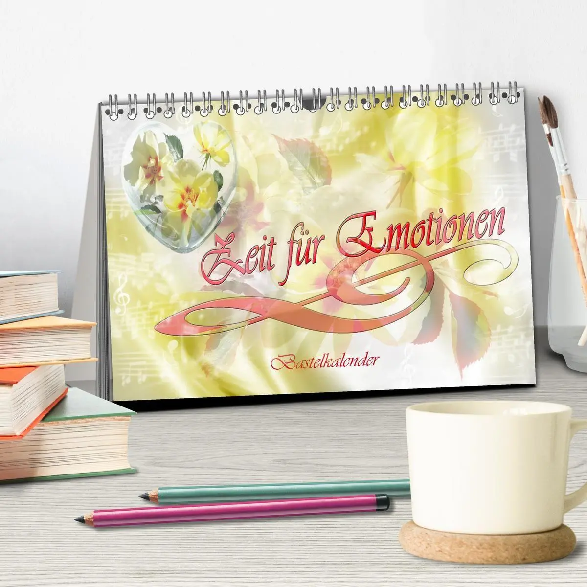 Bild: 9783569596887 | Zeit für Emotionen Bastelkalender (Tischkalender 2027 DIN A5 quer),...