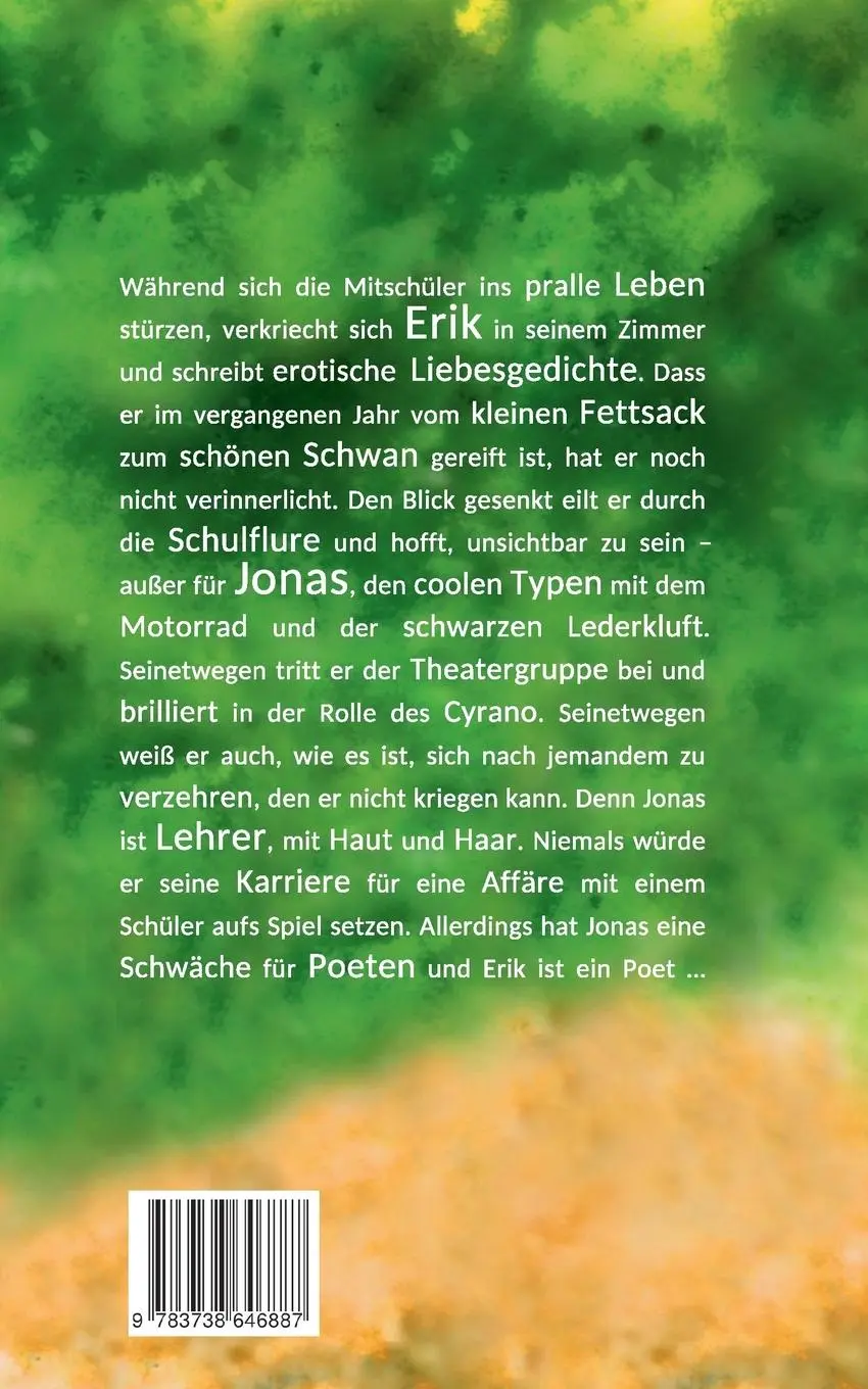 Rückseite: 9783738646887 | Tote Poeten und Pickelstift | Kooky Rooster | Taschenbuch | 408 S.