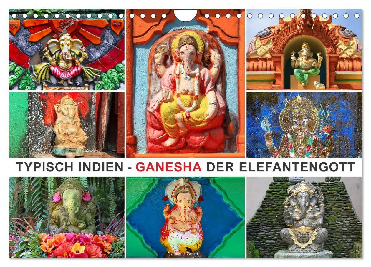 Cover: 9783457306987 | Typisch Indien - Ganesha der Elefantengott (Wandkalender 2026 DIN...