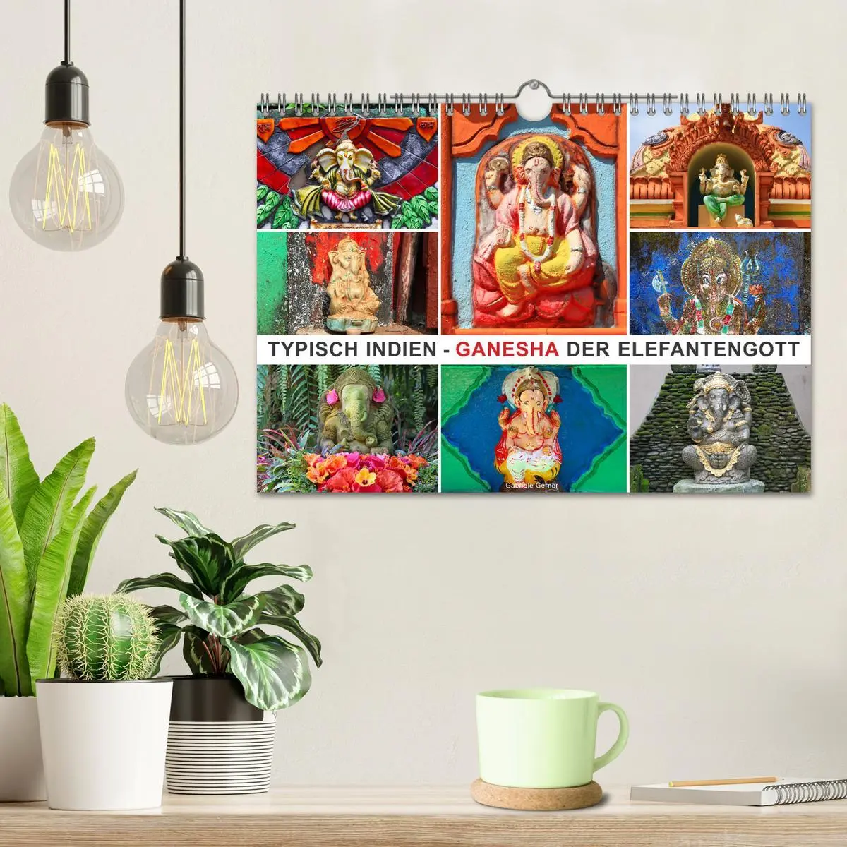Bild: 9783457306987 | Typisch Indien - Ganesha der Elefantengott (Wandkalender 2026 DIN...