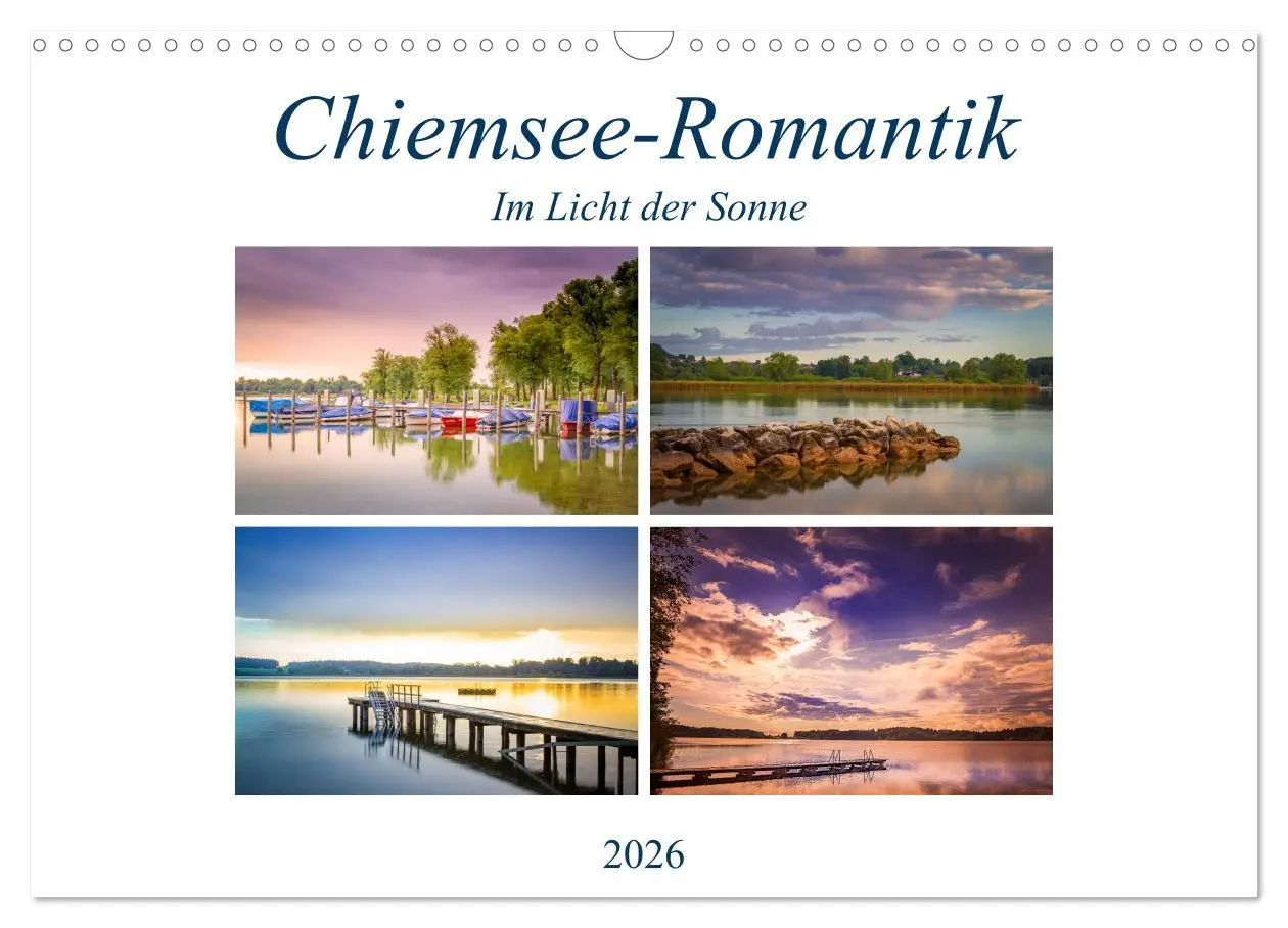 Cover: 9783457856987 | Chiemsee-Romantik (Wandkalender 2026 DIN A3 quer), CALVENDO...