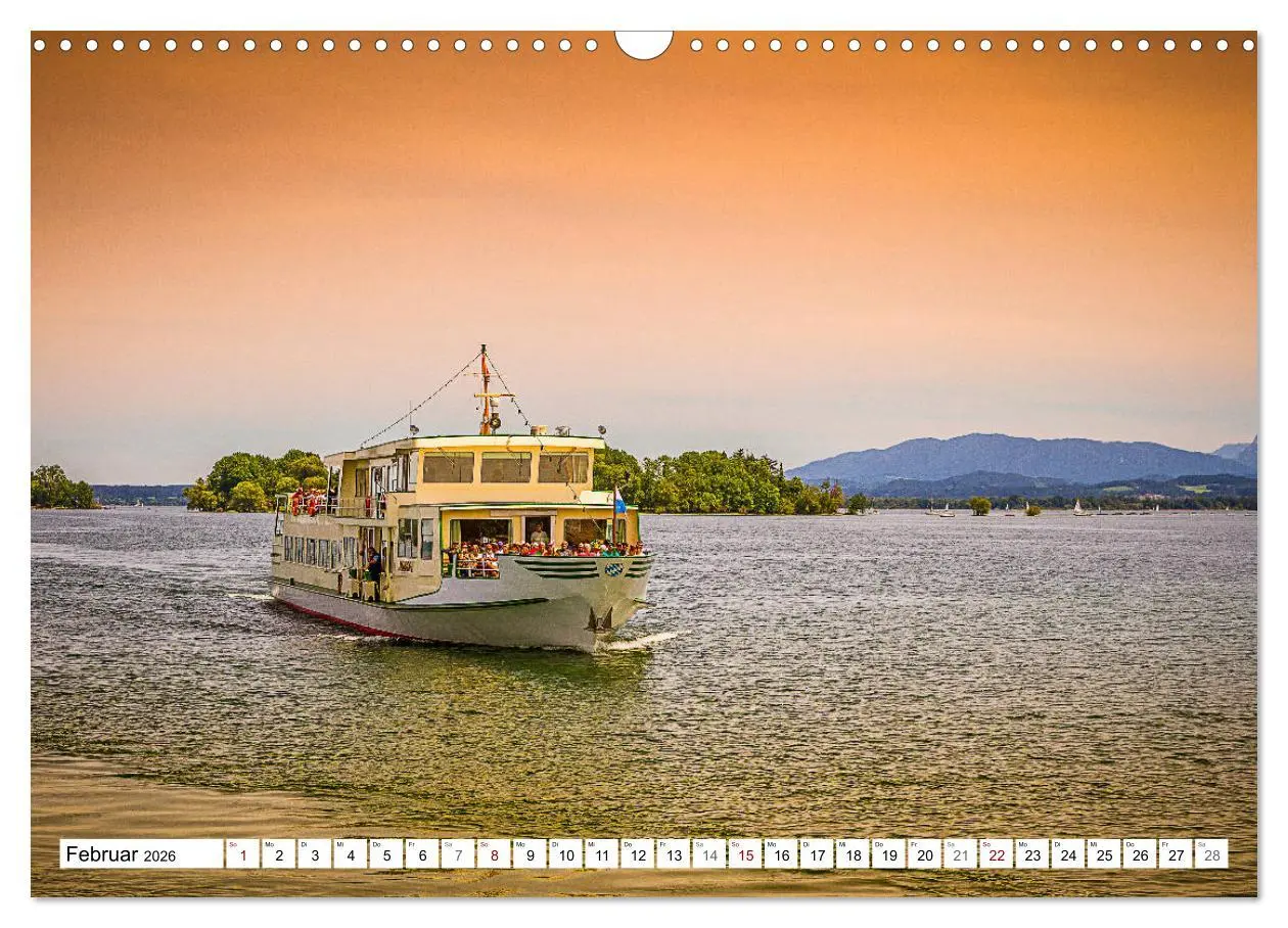 Bild: 9783457856987 | Chiemsee-Romantik (Wandkalender 2026 DIN A3 quer), CALVENDO...