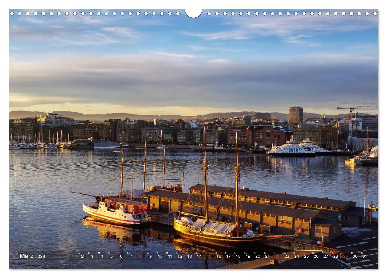 Bild: 9783457926987 | Oslo - Norwegen (Wandkalender 2026 DIN A3 quer), CALVENDO...