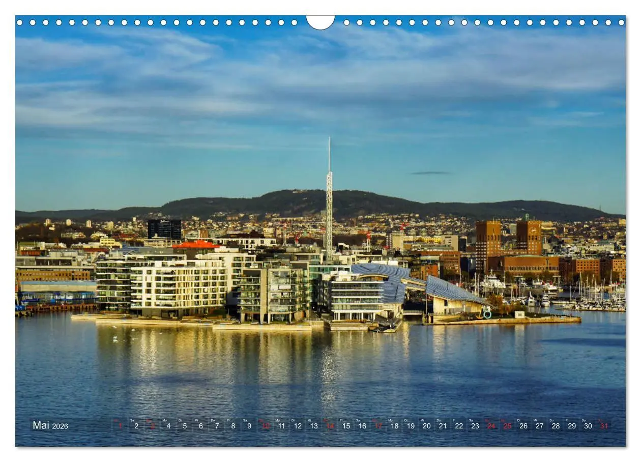 Bild: 9783457926987 | Oslo - Norwegen (Wandkalender 2026 DIN A3 quer), CALVENDO...