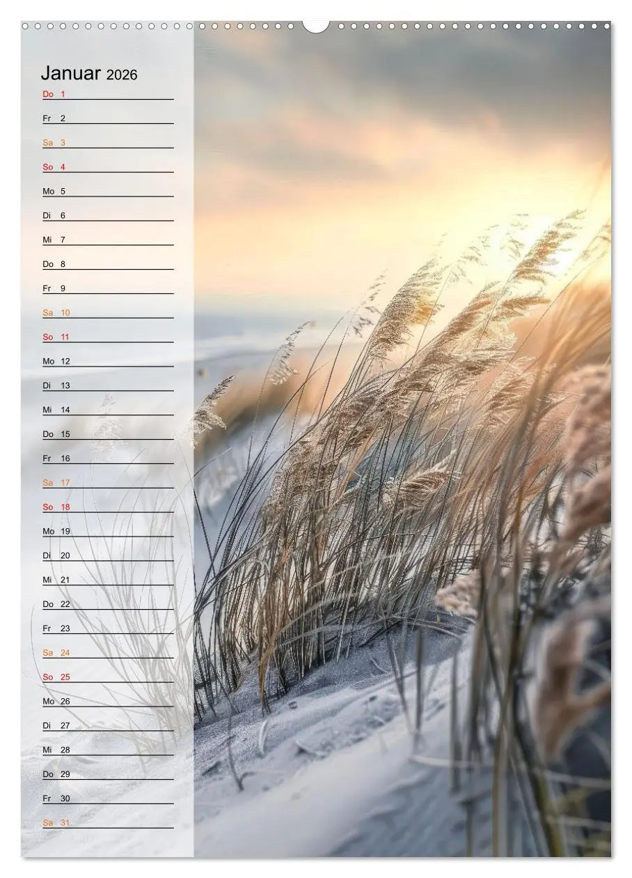 Bild: 9783516256987 | Maritim, Deutschlands Küsten (Wandkalender 2026 DIN A2 hoch),...