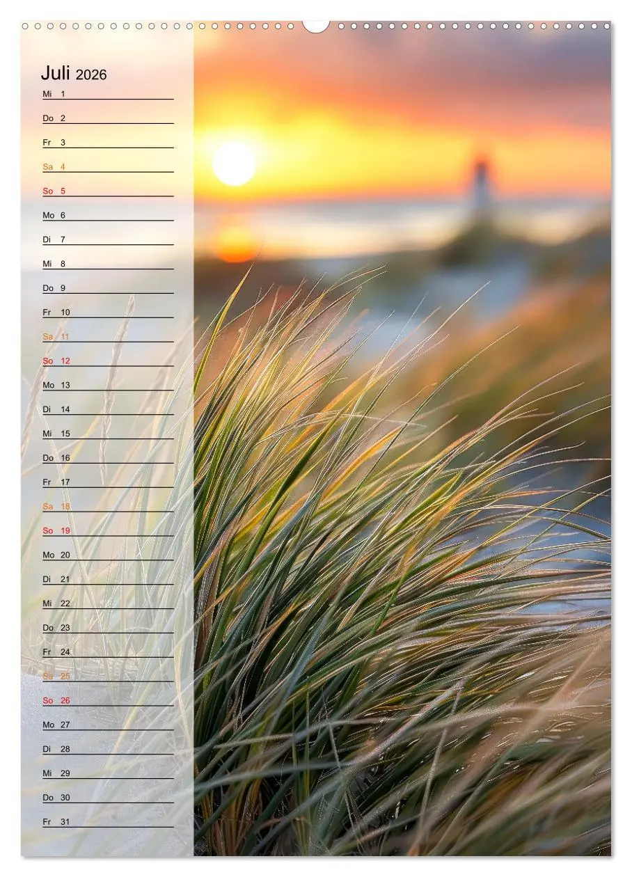 Bild: 9783516256987 | Maritim, Deutschlands Küsten (Wandkalender 2026 DIN A2 hoch),...