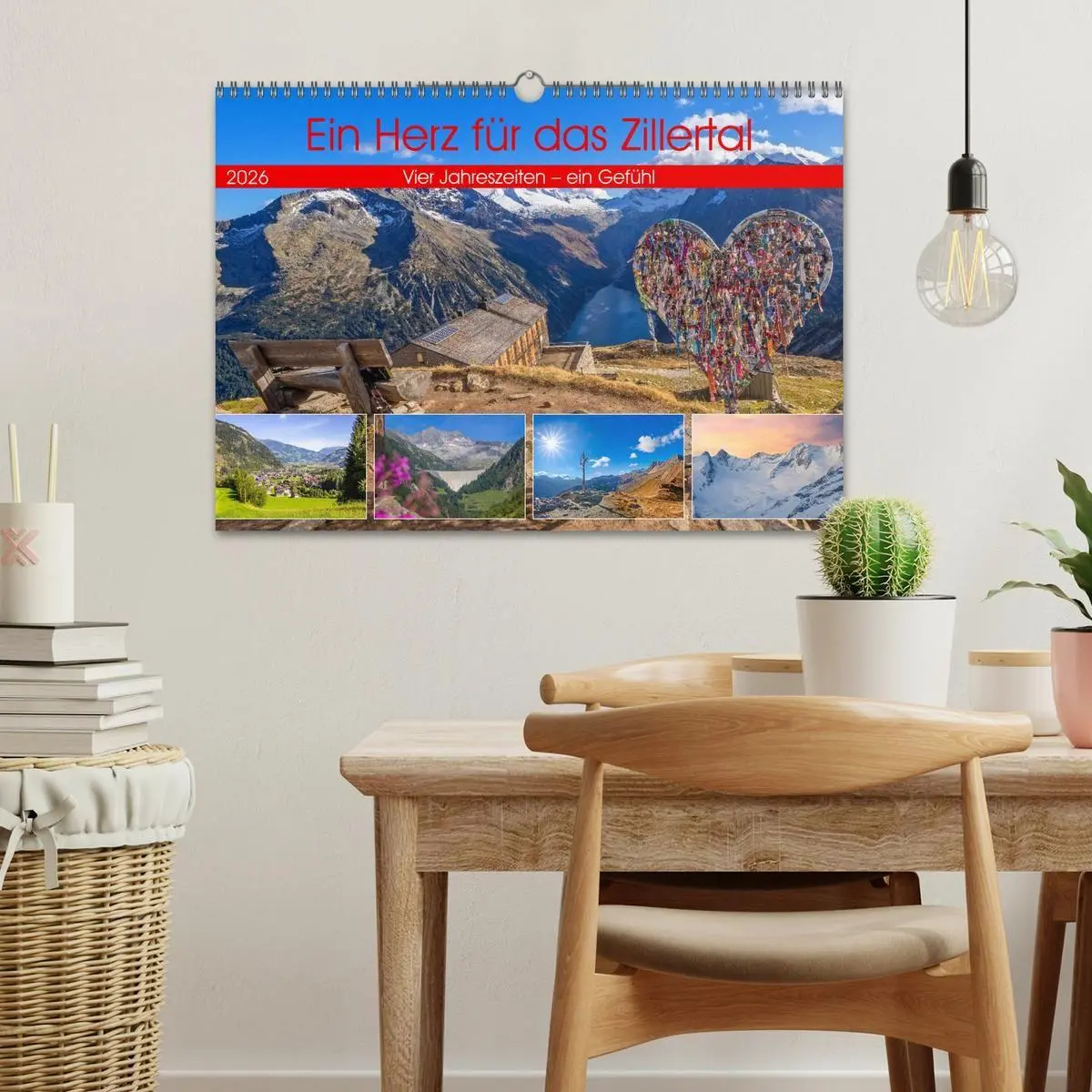 Bild: 9783516706987 | Ein Herz für das Zillertal (Wandkalender 2026 DIN A3 quer),...