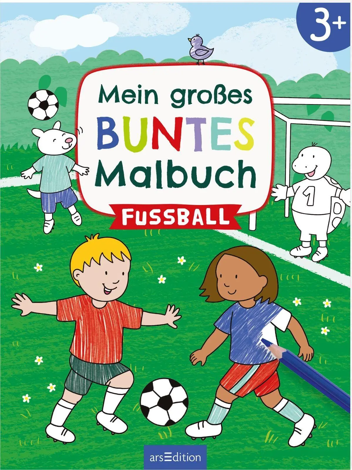 Cover: 9783845866987 | Mein großes buntes Malbuch - Fußball | Ab 3 Jahren | Lena Bellermann