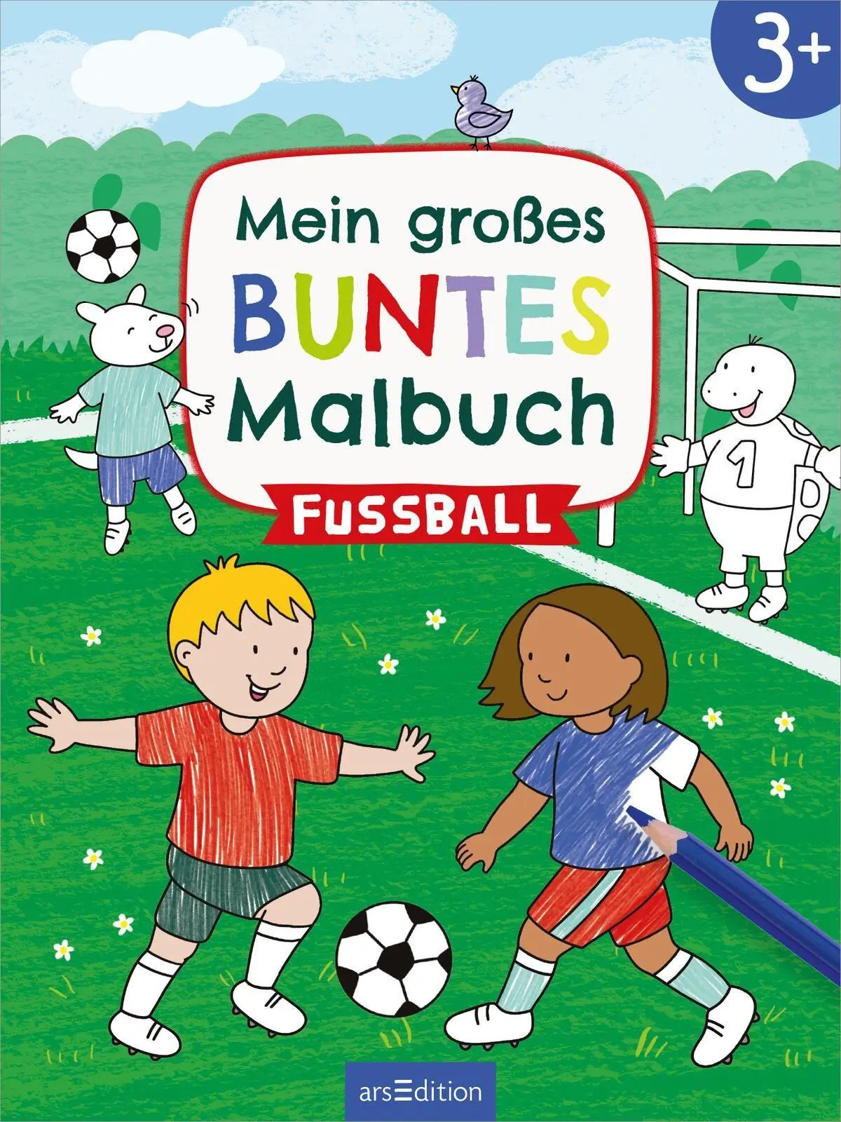 Bild: 9783845866987 | Mein großes buntes Malbuch - Fußball | Ab 3 Jahren | Lena Bellermann