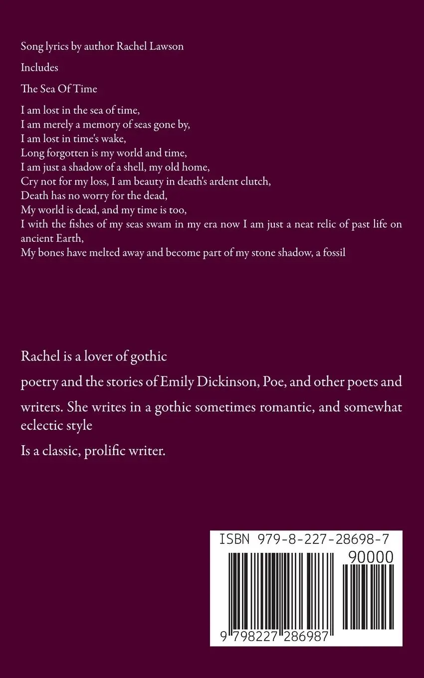 Rückseite: 9798227286987 | The Gothic Poets Department | Rachel Lawson | Taschenbuch | Englisch