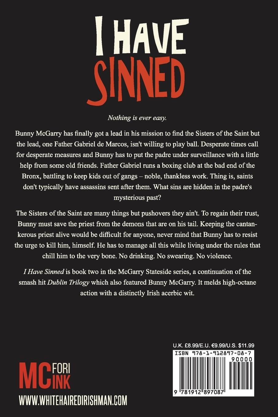 Rückseite: 9781912897087 | I Have Sinned | Caimh Mcdonnell | Taschenbuch | Englisch | 2019