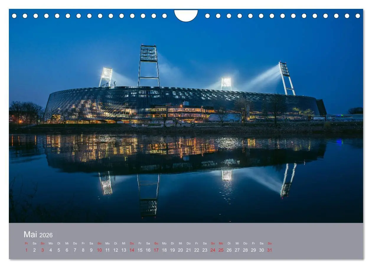 Bild: 9783457747087 | Nachts in Bremen (Wandkalender 2026 DIN A4 quer), CALVENDO...