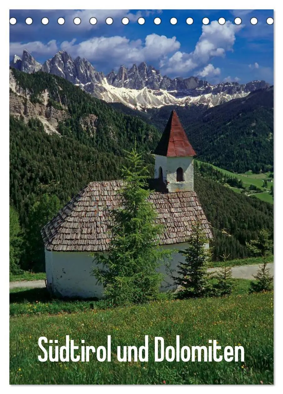 Cover: 9783516457087 | Südtirol und Dolomiten (Tischkalender 2026 DIN A5 hoch), CALVENDO...