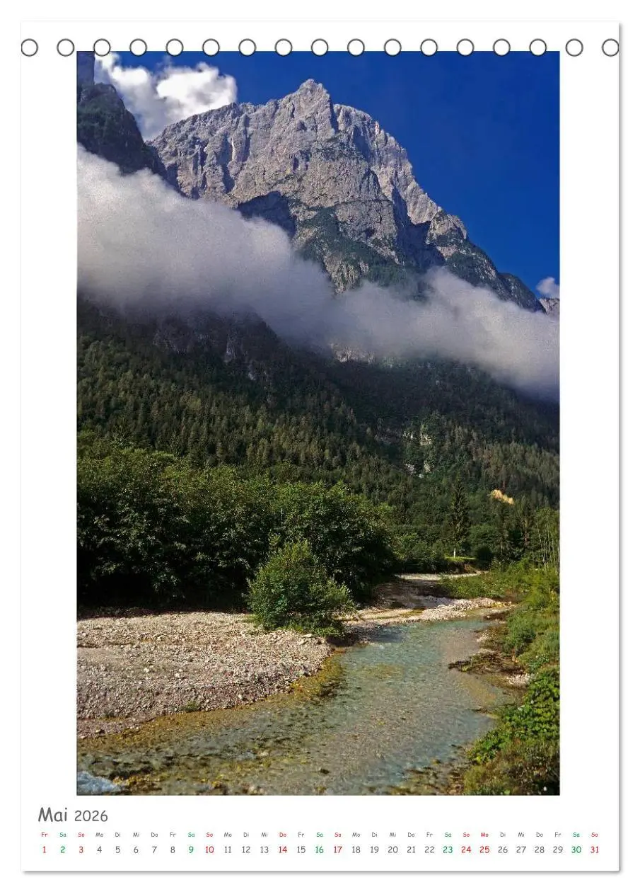 Bild: 9783516457087 | Südtirol und Dolomiten (Tischkalender 2026 DIN A5 hoch), CALVENDO...