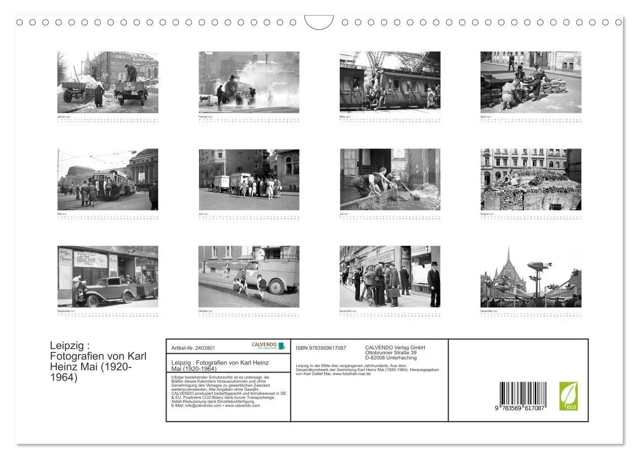 Bild: 9783569617087 | Leipzig : Fotografien von Karl Heinz Mai (1920-1964) (Wandkalender...