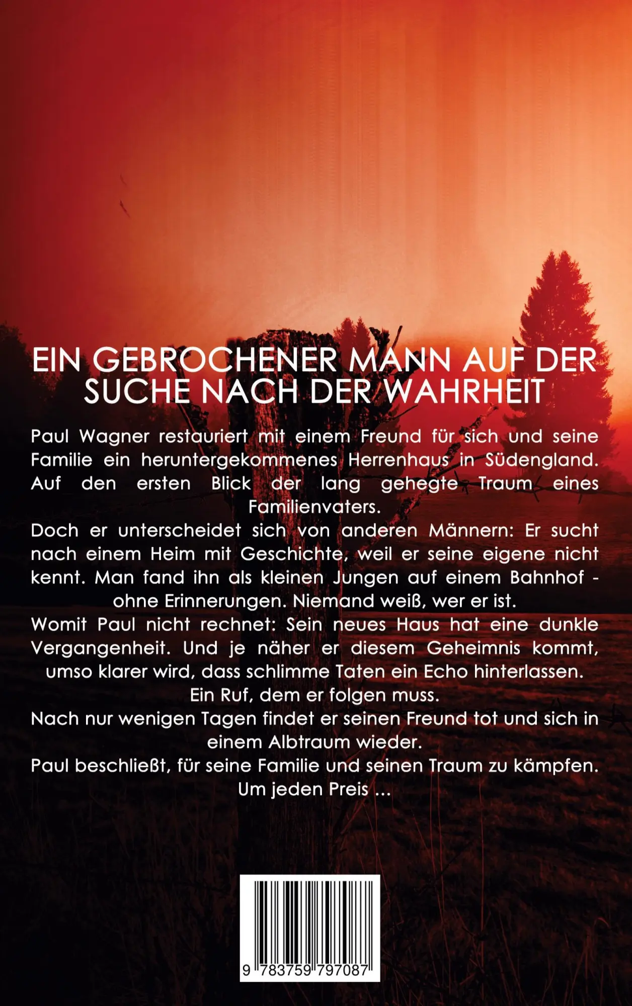 Rückseite: 9783759797087 | Der Vergessene | Sylvia Bergman | Taschenbuch | 388 S. | Deutsch