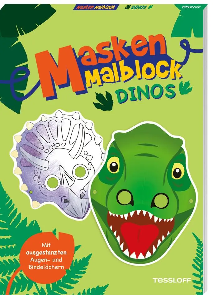 Cover: 9783788647087 | Masken-Malblock. Dinos | Carmen Eisendle | Taschenbuch | 24 S. | 2025