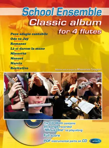 Cover: 9788850727087 | Classic Album for 4 Flutes | Massimiliano Torsiglieri | Buch + CD