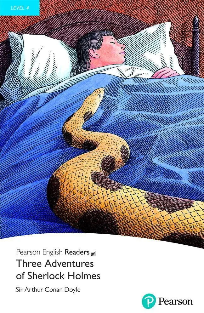 PERL4: Three Adventures Of Sherlock Holmes Book with eBook and audio