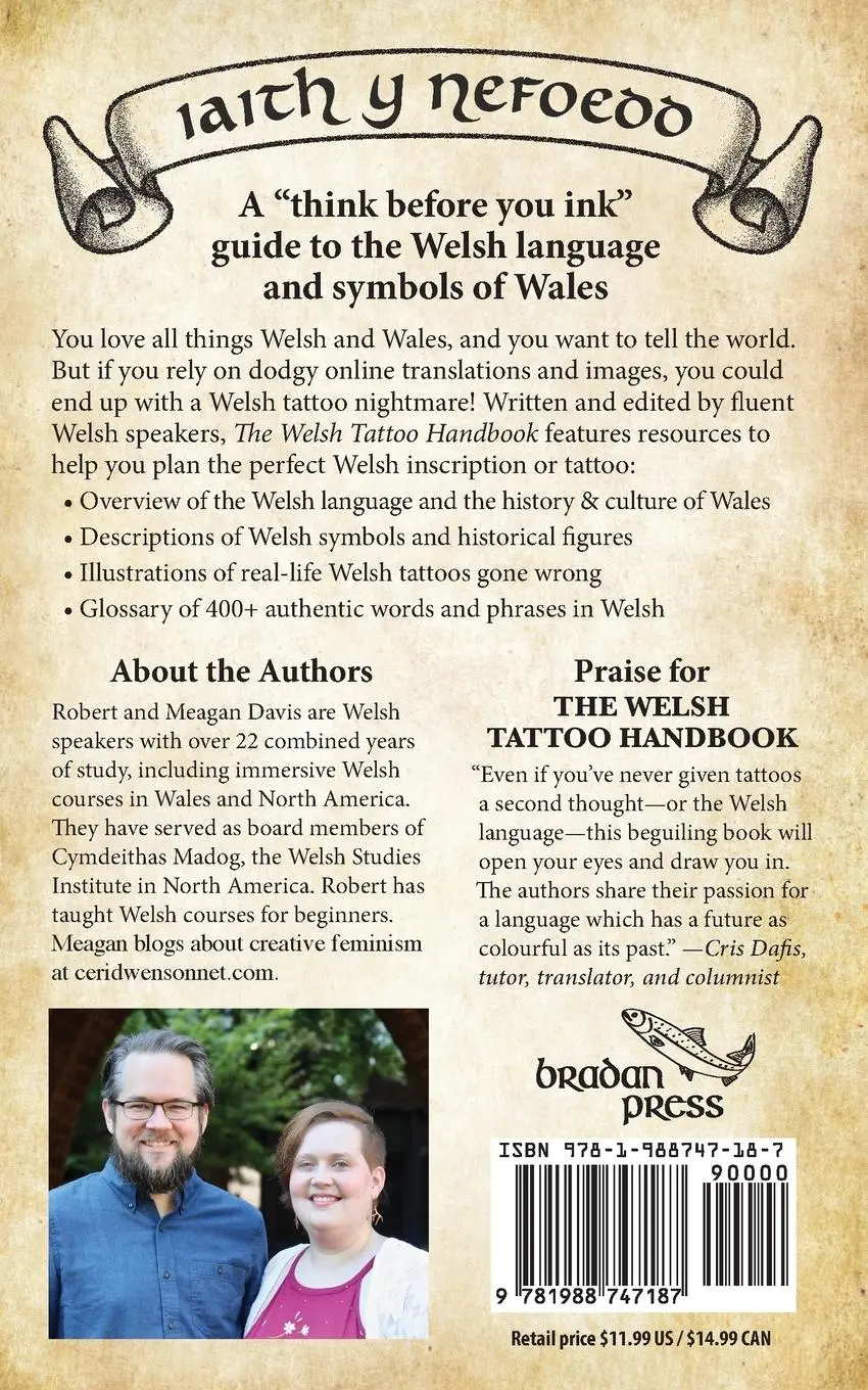 Rückseite: 9781988747187 | The Welsh Tattoo Handbook | Robert Davis (u. a.) | Taschenbuch | 2020