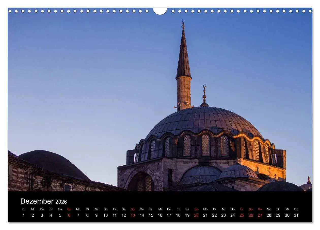 Bild: 9783516137187 | Unterwegs in Istanbul (Wandkalender 2026 DIN A3 quer), CALVENDO...