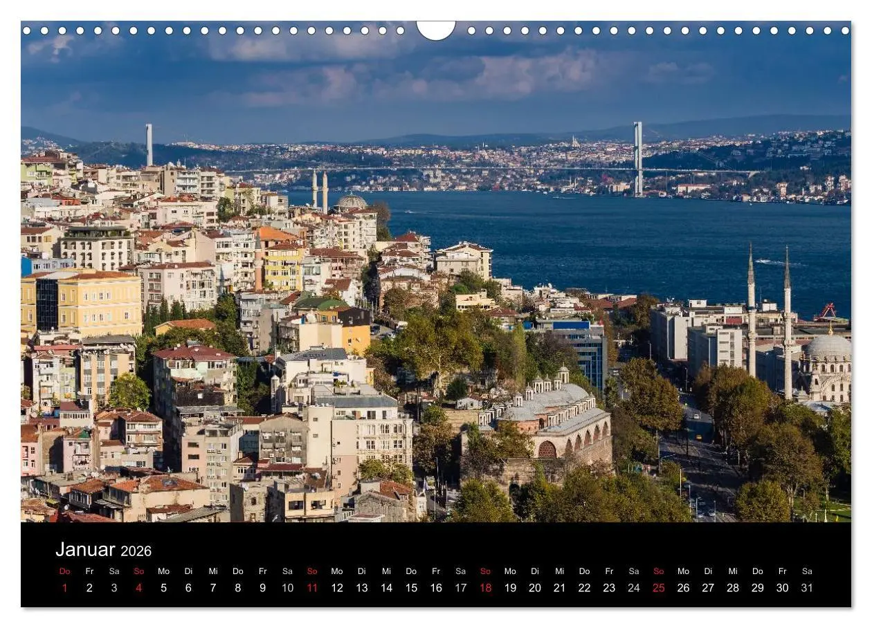 Bild: 9783516137187 | Unterwegs in Istanbul (Wandkalender 2026 DIN A3 quer), CALVENDO...