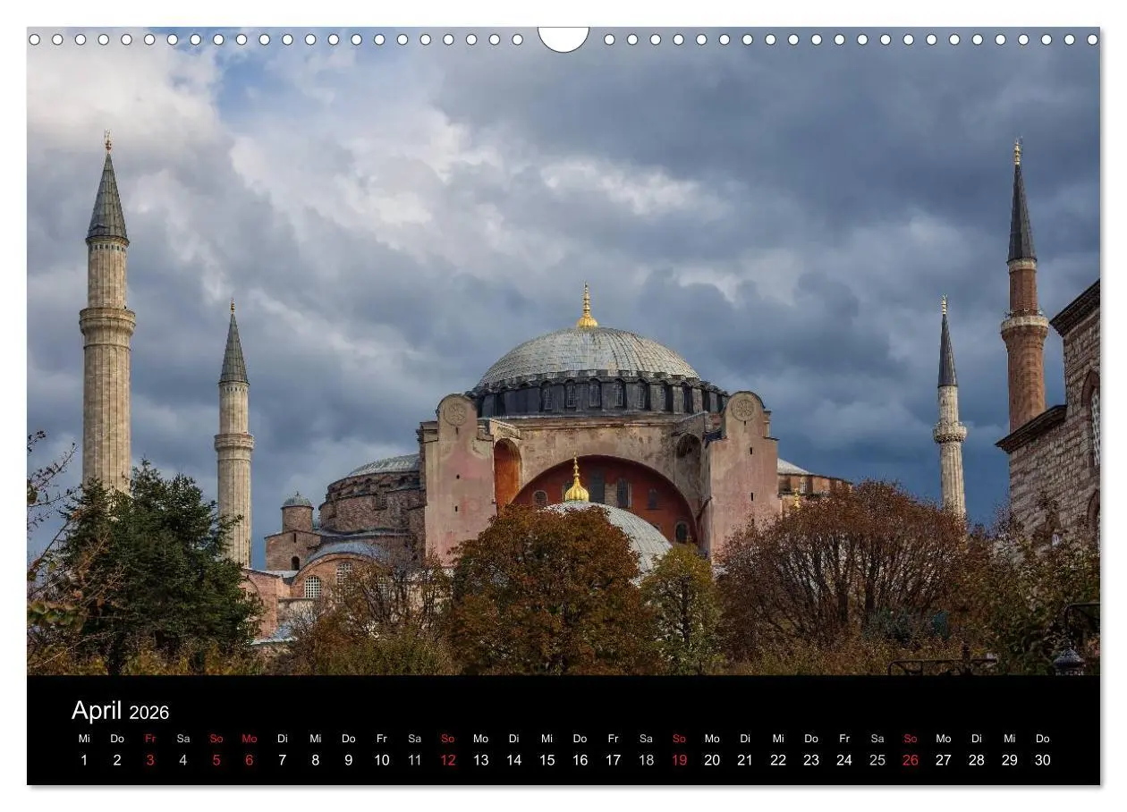 Bild: 9783516137187 | Unterwegs in Istanbul (Wandkalender 2026 DIN A3 quer), CALVENDO...