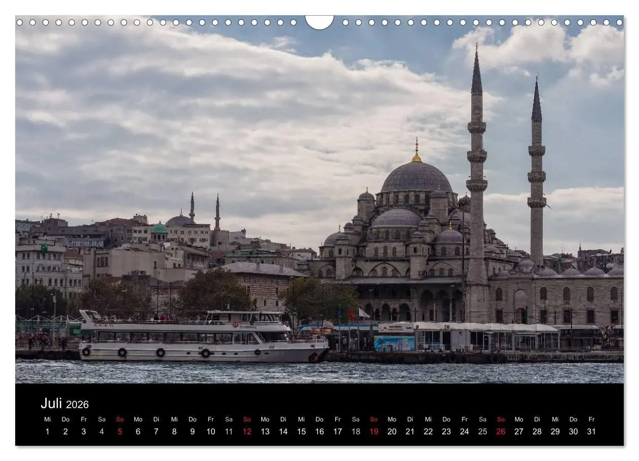 Bild: 9783516137187 | Unterwegs in Istanbul (Wandkalender 2026 DIN A3 quer), CALVENDO...
