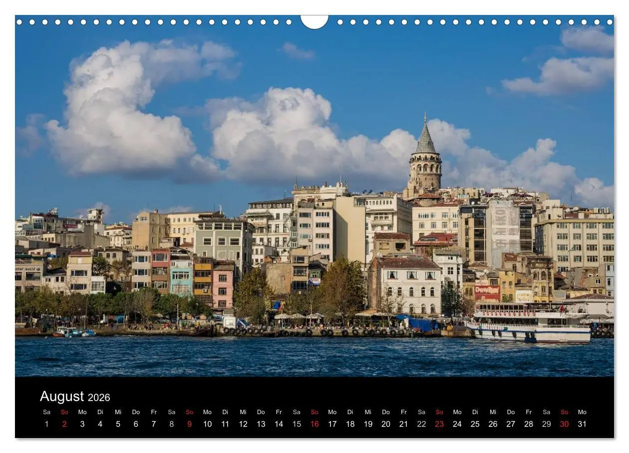 Bild: 9783516137187 | Unterwegs in Istanbul (Wandkalender 2026 DIN A3 quer), CALVENDO...
