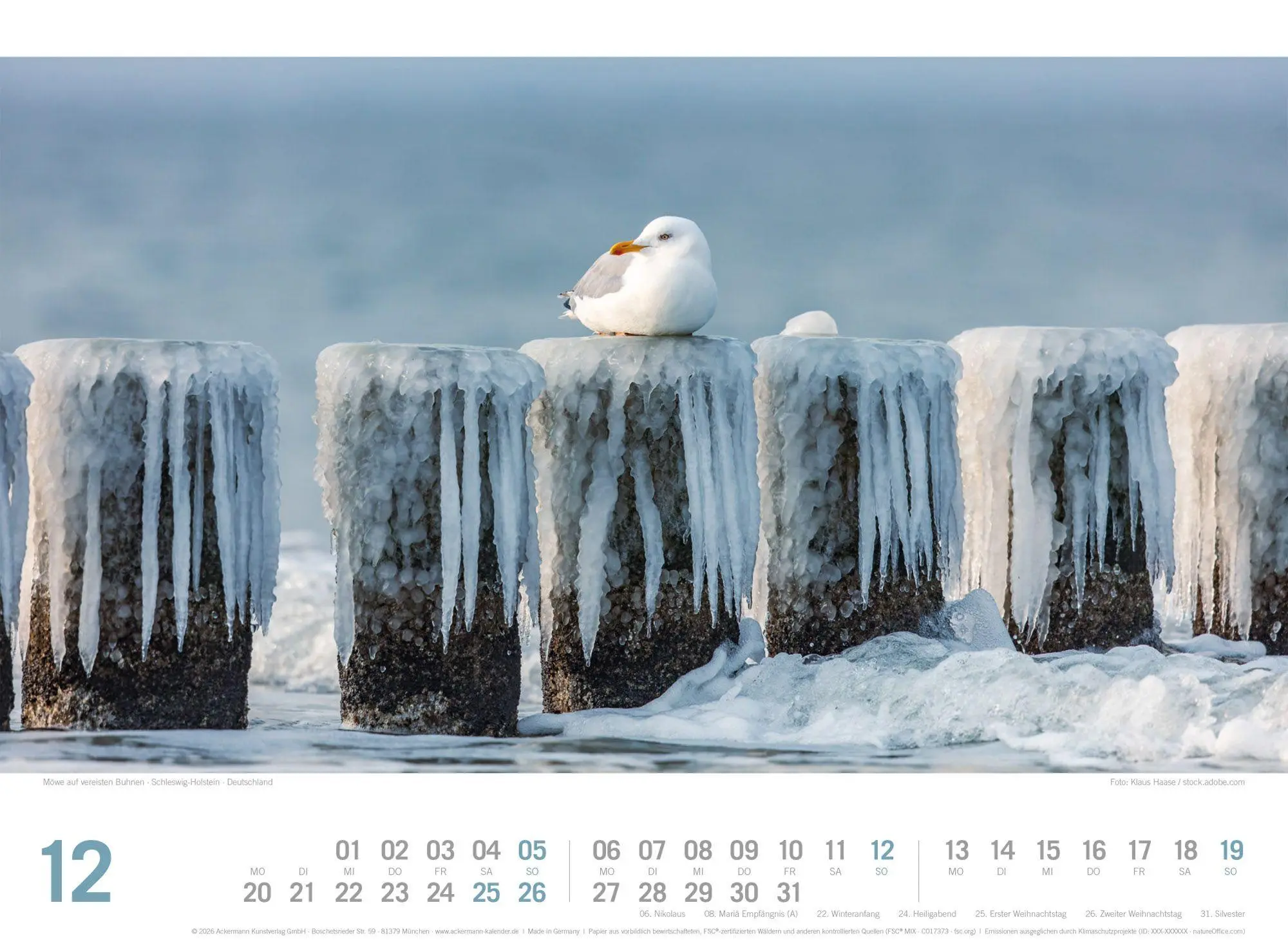 Bild: 9783838437187 | Nordsee ReiseLust Kalender 2027 von Ostfriesland bis nach Sylt | GmbH