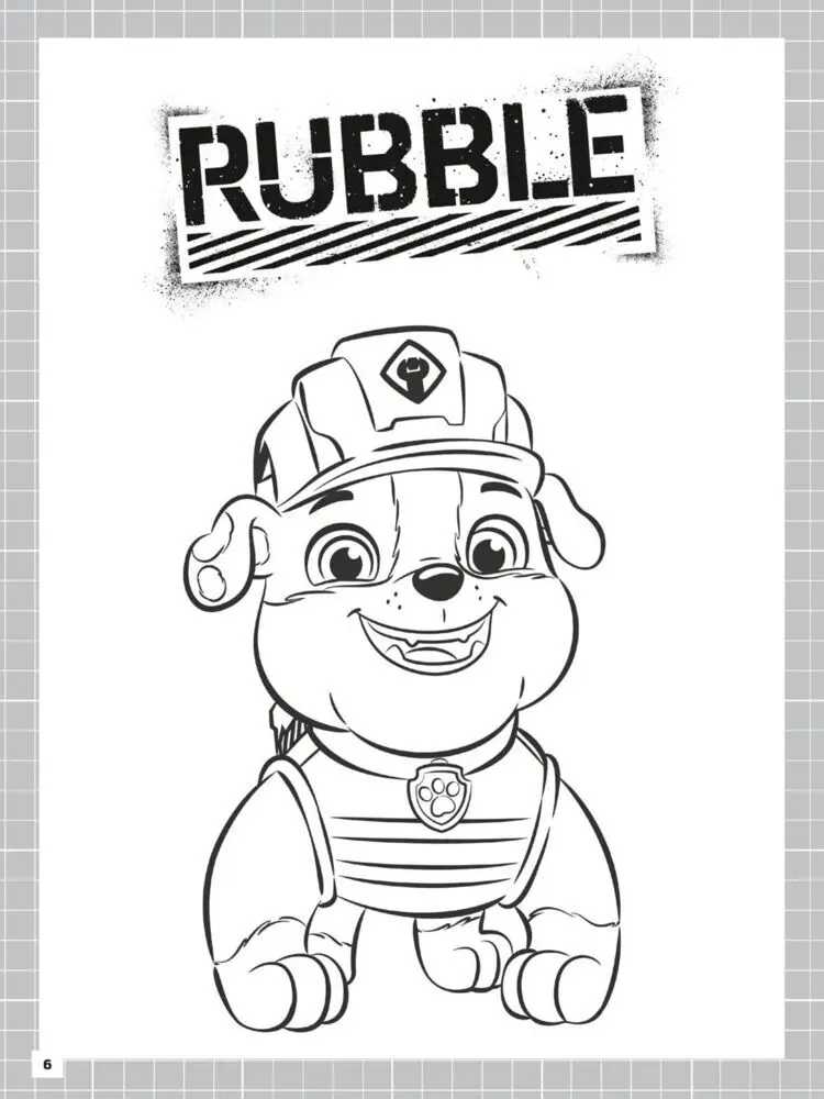 Bild: 9783845127187 | Rubble &amp; Crew: Baupfotenstarkes Malbuch | Taschenbuch | 64 S. | 2025