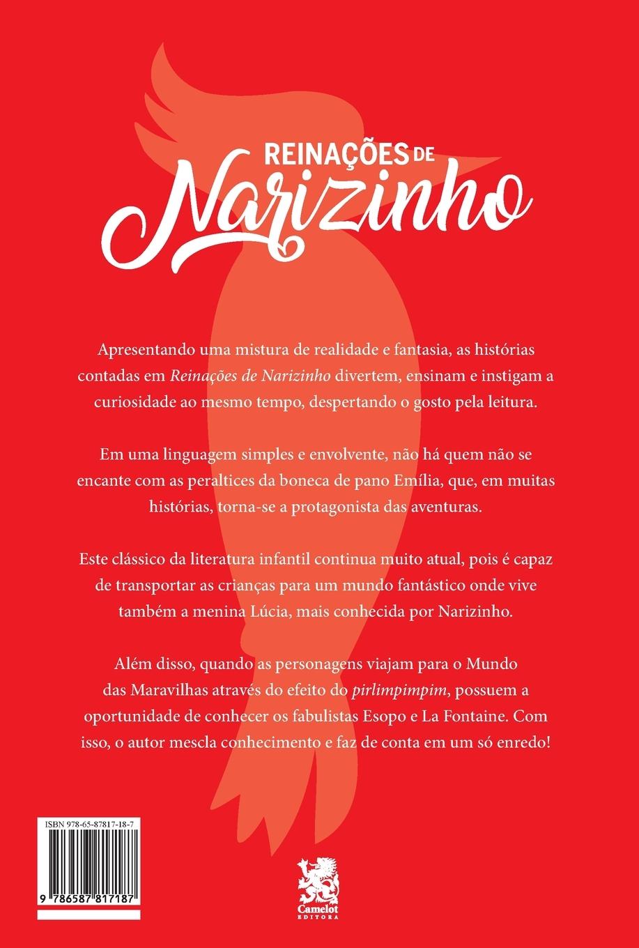 Rückseite: 9786587817187 | Reinações De Narizinho | Monteiro Lobato | Taschenbuch | Portugiesisch