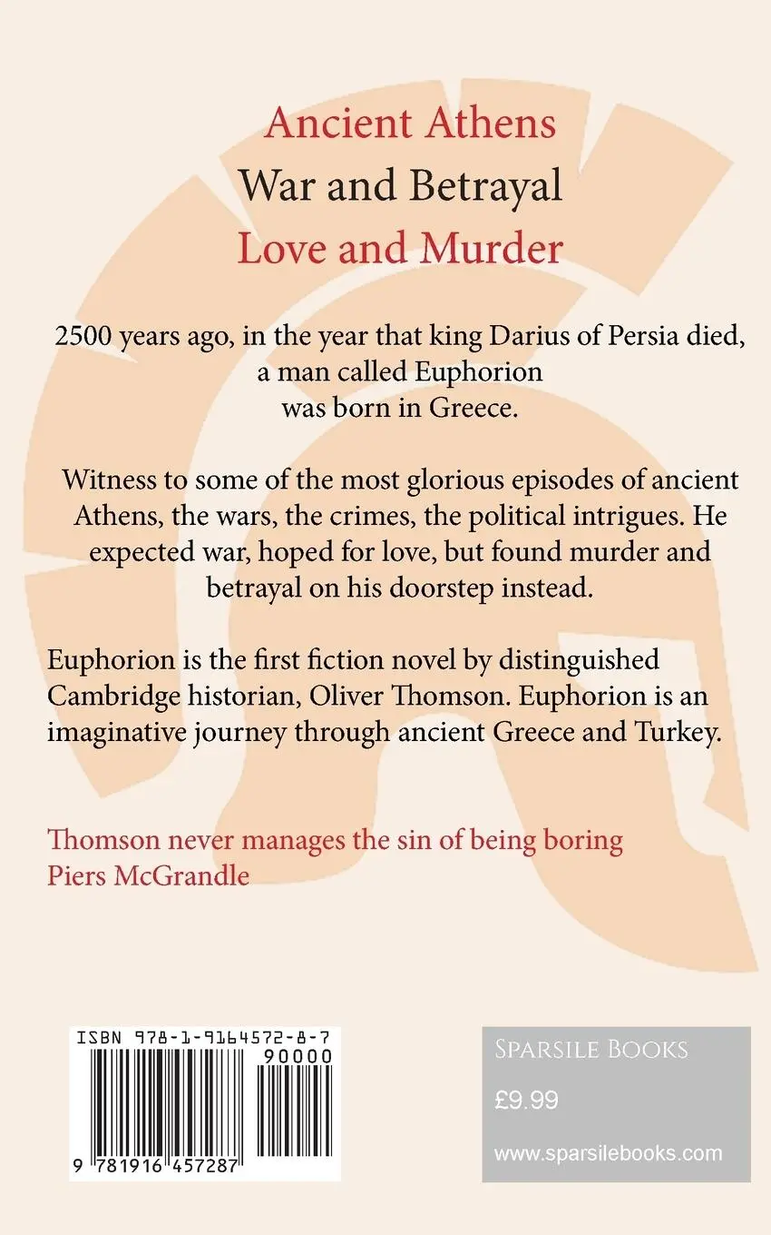 Rückseite: 9781916457287 | Euphorion | Oliver Thomson | Taschenbuch | Kartoniert / Broschiert