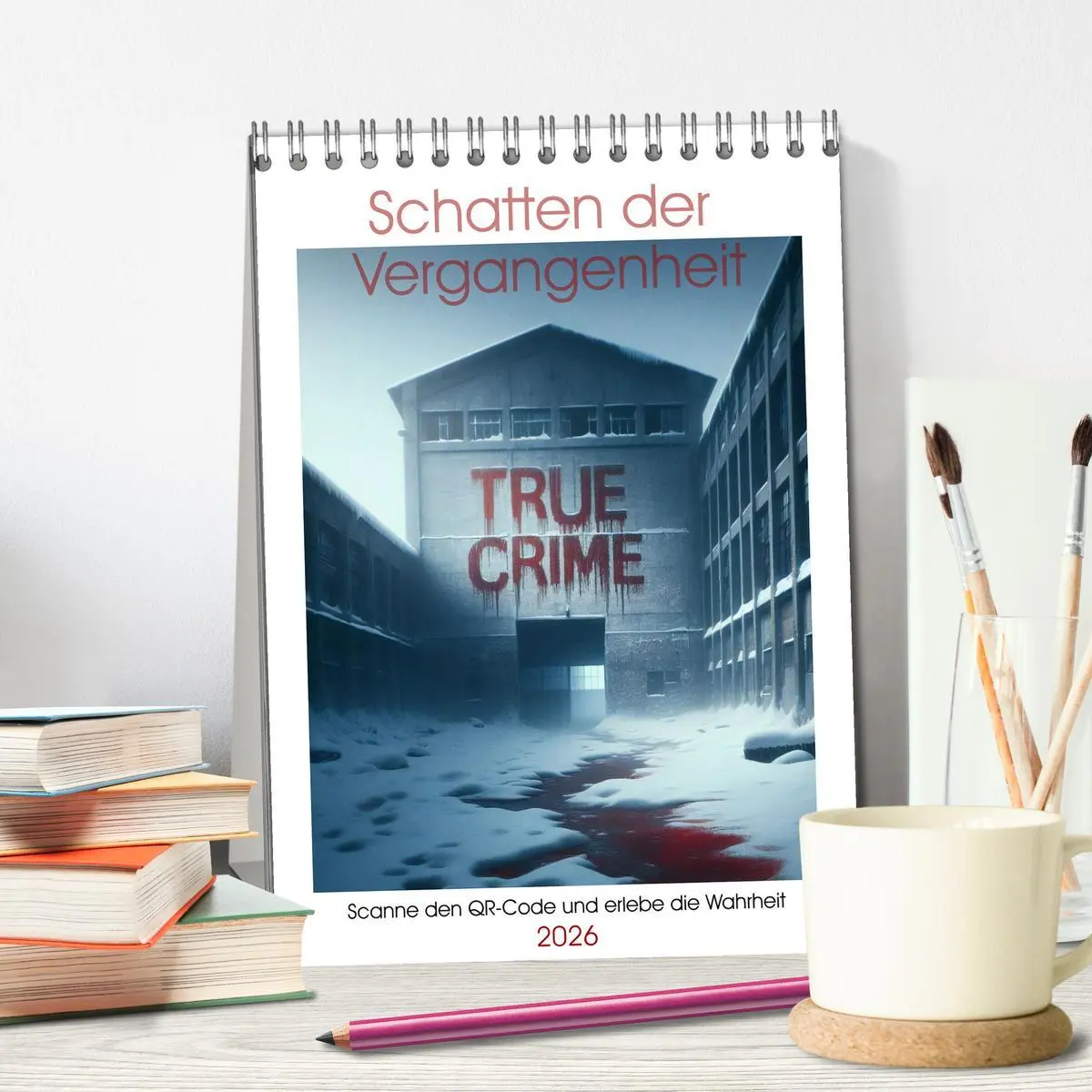 Bild: 9783457277287 | True Crime - Schatten der Vergangenheit (Tischkalender 2026 DIN A5...