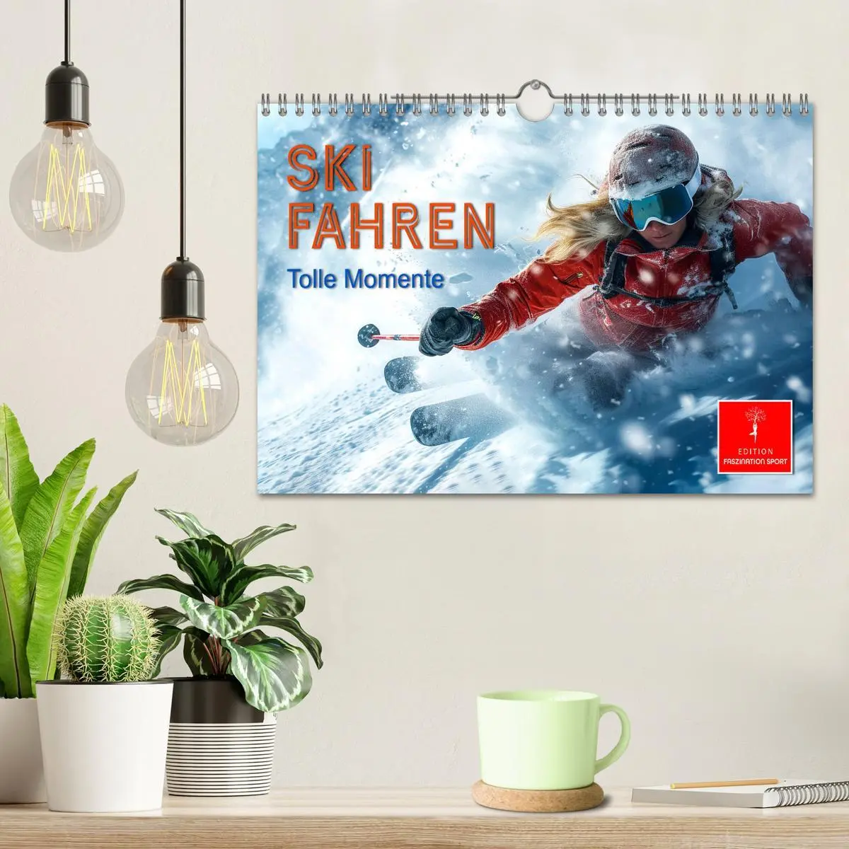 Bild: 9783457347287 | Skifahren - tolle Momente (Wandkalender 2026 DIN A4 quer), CALVENDO...