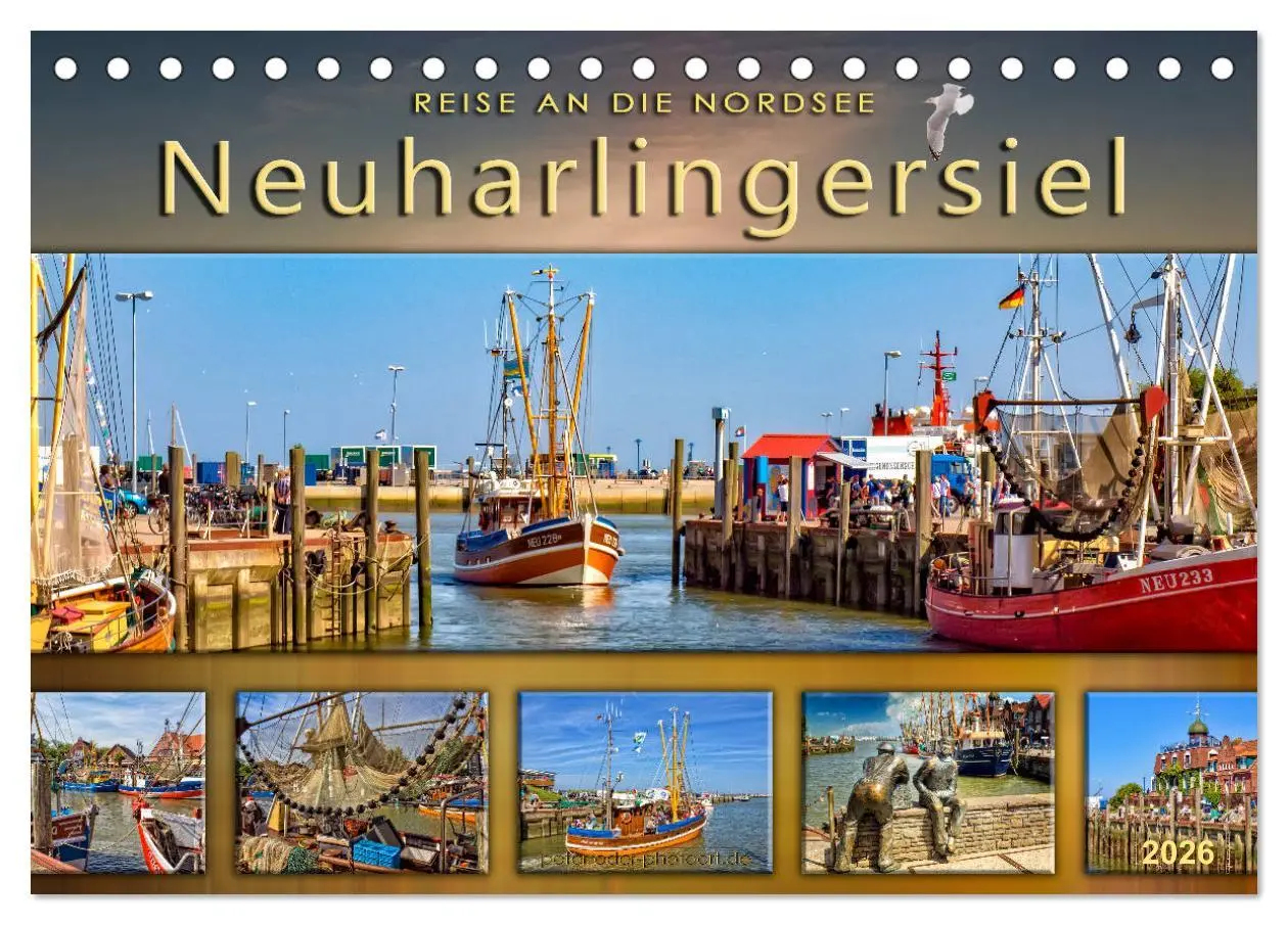 Cover: 9783457897287 | Reise an die Nordsee - Neuharlingersiel (Tischkalender 2026 DIN A5...