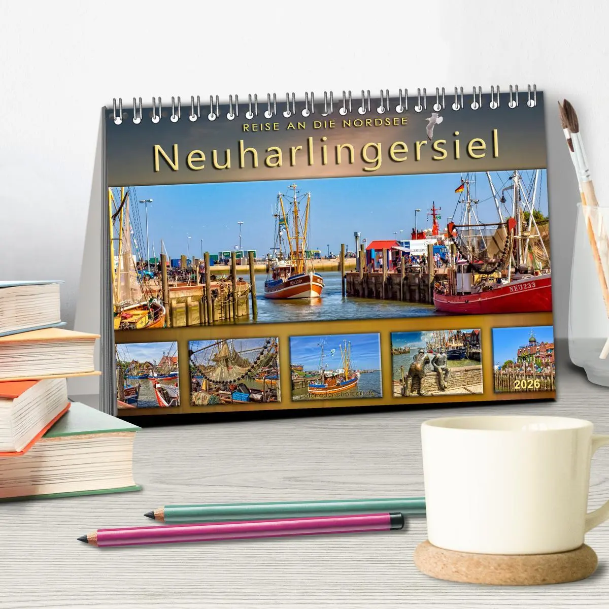 Bild: 9783457897287 | Reise an die Nordsee - Neuharlingersiel (Tischkalender 2026 DIN A5...